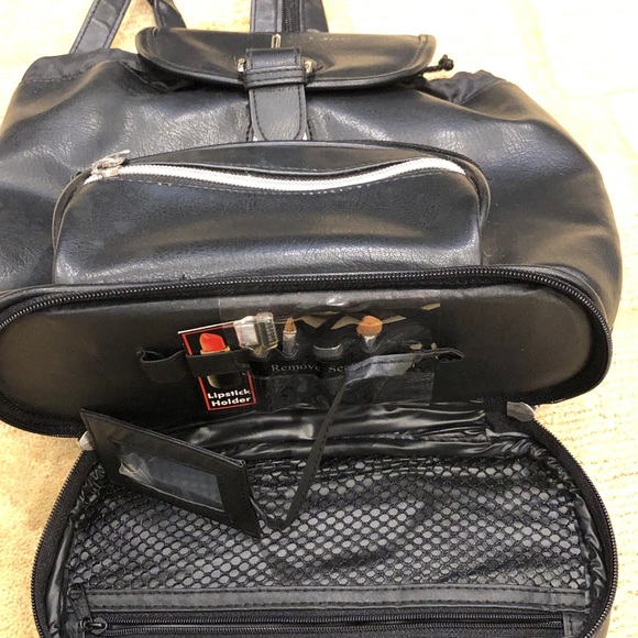 Women’s Purse - Imitation Leather, Black - Picture 14 of 16